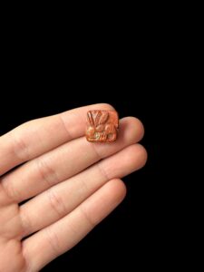 Egyptian Bee symbol Amulet, Bee pendant made of Agate stone. Beekeeper gifts - Image 2