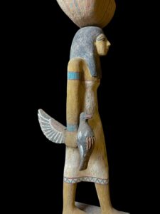 Egyptian Offering Bearer Statue Replica: Ancient Farm Life Art - Image 2