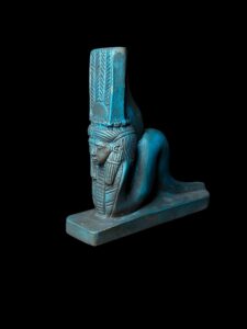 Manifest Handmade Goddess Hathor Statuette , Statue for the Egyptian Goddess Venus - Image 2