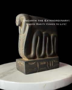 Divine Transformation statue, Handcrafted Cobra Goddess with the Head of Egyptian Goddess Isis for Ultimate Protection - Image 2