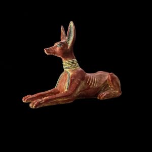 Basalt Stone Anubis Statue: Egyptian God of Afterlife - Image 2