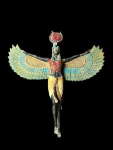 colorful Goddess Isis statue, unique Isis goddess Statue. - Image 2