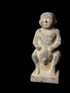 Ancient Egyptian dwarf statue - Image 2