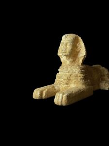 Egyptian Sphinx replica statue made of Stone, Sphinx statuette. - Image 2