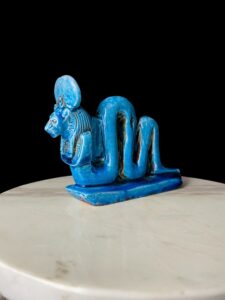 Ancient Egyptian Lion Goddess Sekhmet with Cobra body, Egyptian Goddess Sekhmet statue. - Image 2