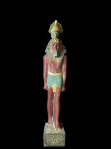 Handmade Egyptian King Ramses II Statue: Ancient Artifact Replica - Image 2