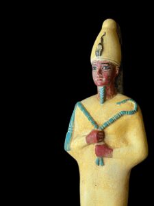 Basalt Egyptian God Osiris Statue: Unique Statuette - Image 2