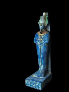 Basalt Egyptian God Osiris Statue: Unique Statuette - Image 2