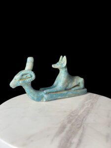 Egyptian God Anubis Statue: Hammer Stone Afterlife Decor - Image 2