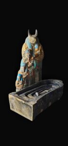 Egyptian God Anubis Stone Statue - Handmade Ancient Egypt Decor - Image 2
