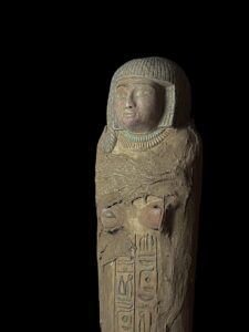 Handcarved Basalt Queen Statue: Rare Ancient Egyptian Decor - Image 2