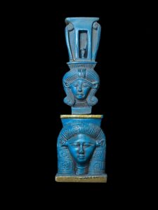 Manifest Handmade Goddess Hathor Statuette , Statue for the Egyptian Goddess Venus - Image 2