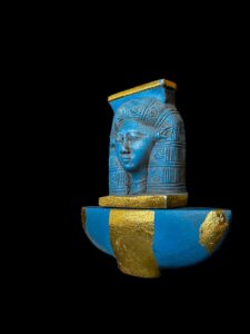 Manifest Handmade Goddess Hathor Statuette , Statue for the Egyptian Goddess Venus - Image 2
