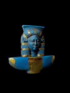 Manifest Handmade Goddess Hathor Statuette , Statue for the Egyptian Goddess Venus - Image 2