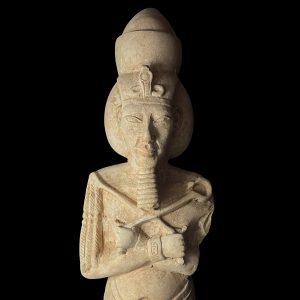 Handmade Egyptian King Akhenaten Stone Statue - Image 2