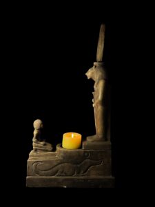 Egyptian Goddess Sekhmet Statue: Ancient Lion Goddess of War - Image 2