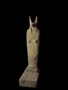 Basalt Stone Anubis Statue: Egyptian God of Afterlife - Image 2