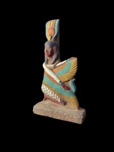Vintage Goddess Isis statue, unique Isis goddess Statue. - Image 2