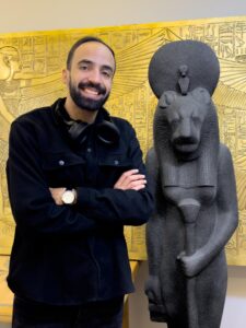 Large Goddess Sekhmet sculpture, 185 cm in Height, Goddess Sekhmet - Image 2