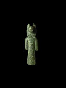 pendant for Bastet cat with Knot of Isis (tyet of Isis), Ancient Egyptian Goddess Bastet Amulet, Cat Amulets accessories - Image 2