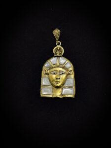 Goddess Hathor Amulet - Authentic Egyptian Craftsmanship - Spiritual Protection & Empowerment - Hathor pendant necklace. - Image 2