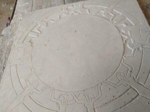 Dendera Zodiac Replica: Ancient Egyptian Astronomical Symbols - Image 2