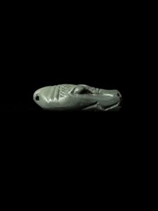 Sobek Pendant: Egyptian Crocodile God Amulet, Natural Stone - Image 2