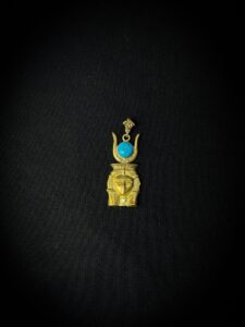 Goddess Hathor Amulet - Authentic Egyptian Craftsmanship - Spiritual Protection & Empowerment - Hathor pendant necklace. - Image 2
