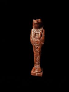 Jasper Goddess Heqet Statue: Ancient Egyptian Fertility Deity - Image 2