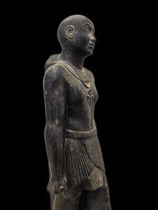 Egyptian Prince Horemakhet Statue with Cobra Goddess Replica - Image 2
