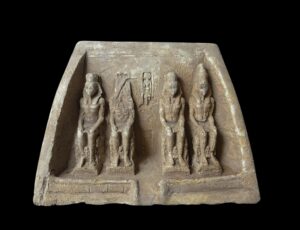 Stone Abu Simbel Temple Replica: Egyptian Decor with Eye of Horus - Image 2