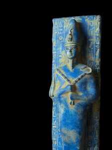 Basalt Egyptian God Osiris Statue: Unique Statuette - Image 2