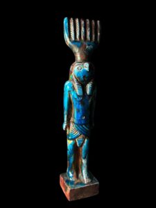 Rare Egyptian God Horus Statue: Falcon God of the Sky - Image 2