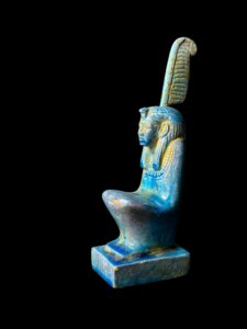 Ma'at Stone Statue: Egyptian Goddess of Justice - Image 2