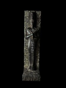 Basalt Egyptian God Osiris Statue: Unique Statuette - Image 2