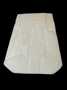 Alabaster Egyptian Art Relief: Ancient Mythology Home Decor - Image 2