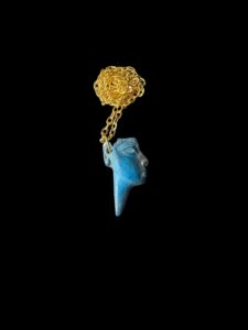 Porcelain Egyptian Princess Meritaten Amulet Pendant - Image 2
