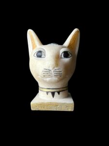 Ancient Egyptian Goddess Bastet statue, Home decor statues made in Egypt - Image 2