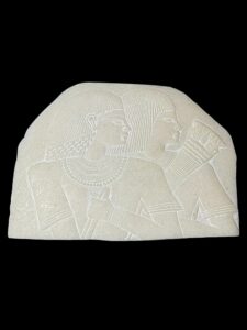 Alabaster Egyptian Art Relief: Mythology Home Decor - Image 2