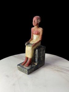 Museum Imhotep Statue - Ancient Egyptian Engineer Imhotep - the builder of Djoser's unprecedented step pyramid complex - Image 2