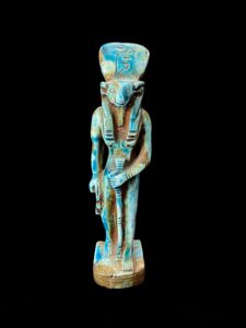 Manifest Handmade Goddess Hathor Statuette , Statue for the Egyptian Goddess Venus - Image 2