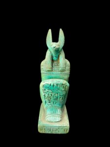 Egyptian God Anubis Statue: Hammer Stone Collectible - Image 2