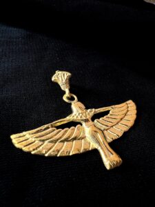 Goddess Isis Pendant, Divine Isis Amulet, For Inner Strength and Wisdom, Ideal Gift for Spiritual Seekers, Made in Egypt - Image 2