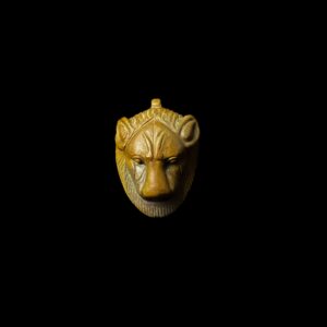 Hand-Carved Goddess Sekhmet Pendant: Egyptian Gemstone Amulet - Image 2
