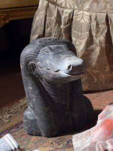 Granite Egyptian God Sobek Statue: Crocodile God of the Nile - Image 2