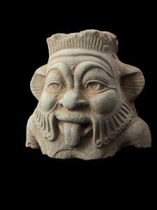 Hand-Carved God Bes Statue: Egyptian Art Home Decor - Image 2