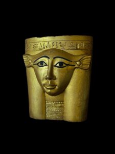 Manifest Handmade Goddess Hathor Statuette , Statue for the Egyptian Goddess Venus - Image 2