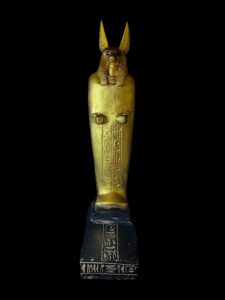 Rare Stone Anubis Statue: Egyptian God Statuette - Image 2