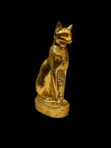 Ancient Egyptian Goddess Bastet statue, Home decor statues made in Egypt - Image 2