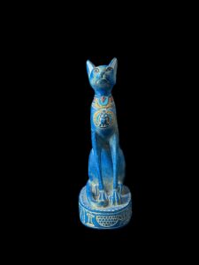 Ancient Egyptian Goddess Bastet statue, Home decor statues made in Egypt - Image 2